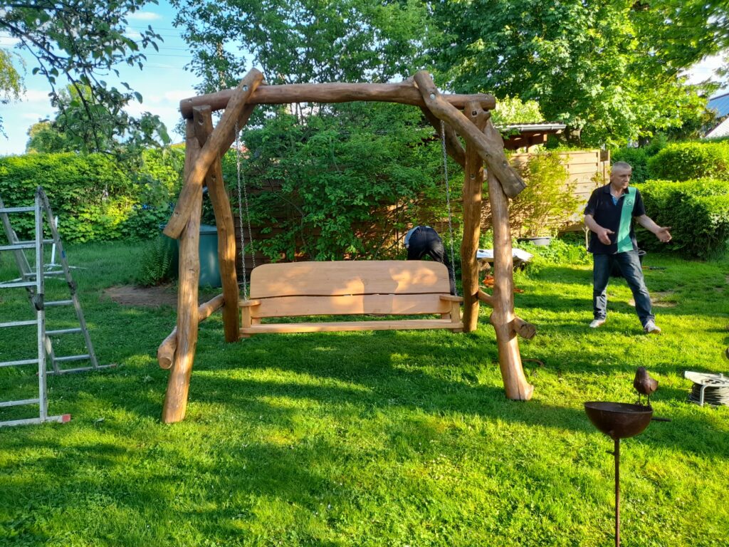 Hollywoodschaukel Holz