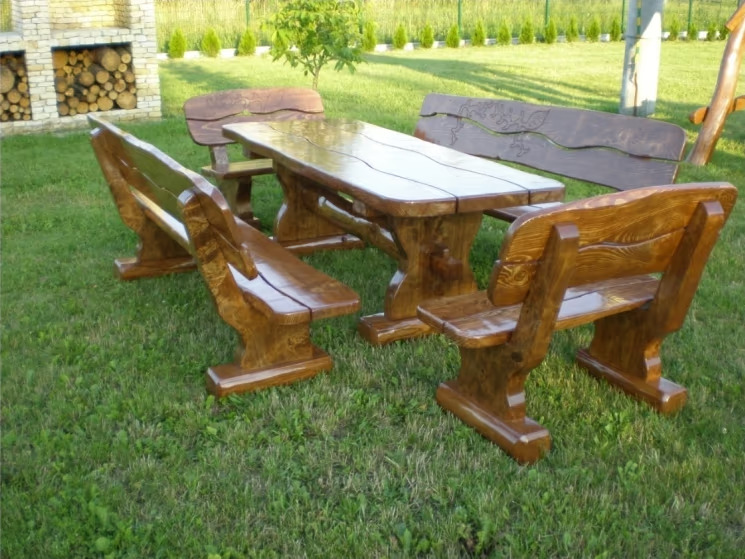 Gartenmöbel Holz, Rustikal