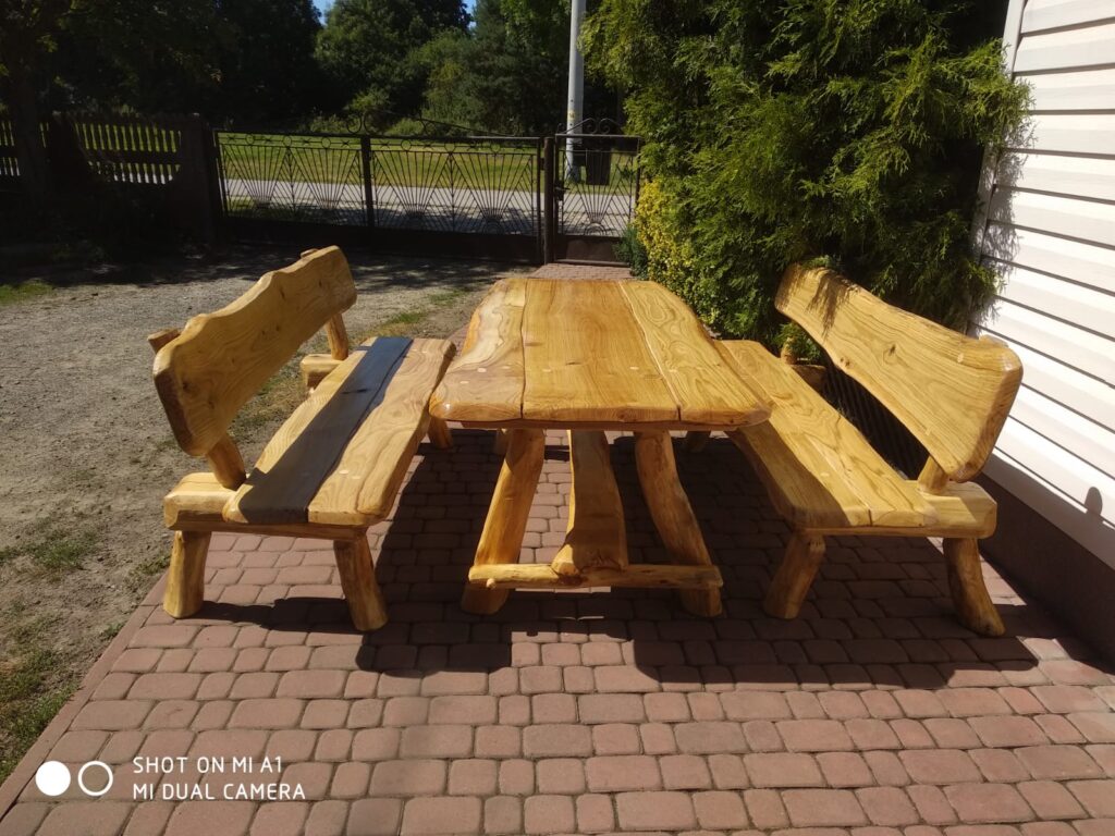 Rustikale Möbel Set aus Holz